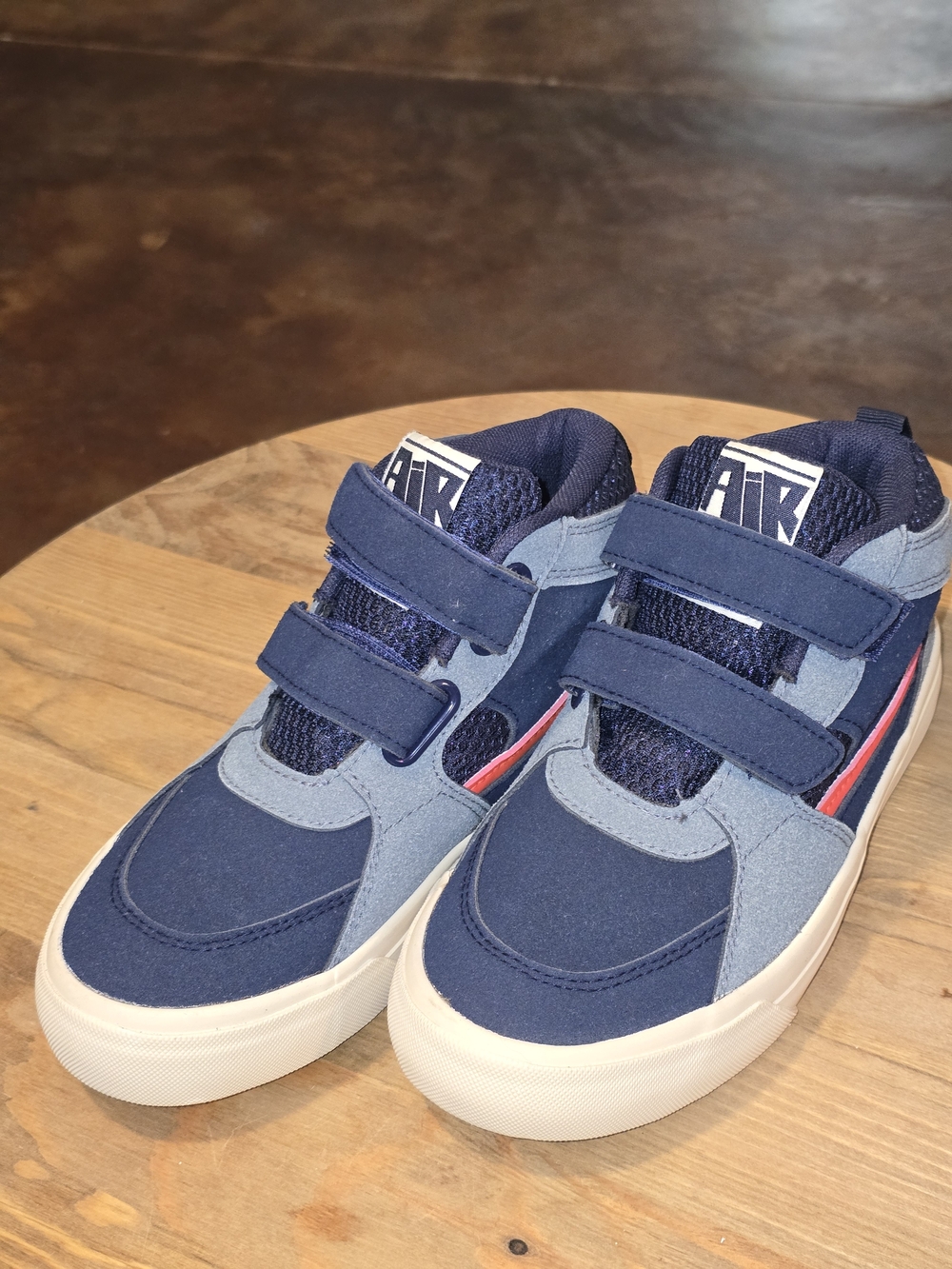 Airwalk Boys Grind 2.0 Navy Gray Red Sneakers Youth 3